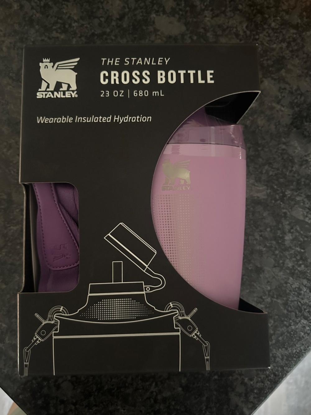 Stanley Cross Bottle Crossbody Bag in Purple - Picture 2 of 4